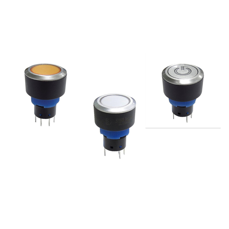 22mm 塑胶按键带灯开关