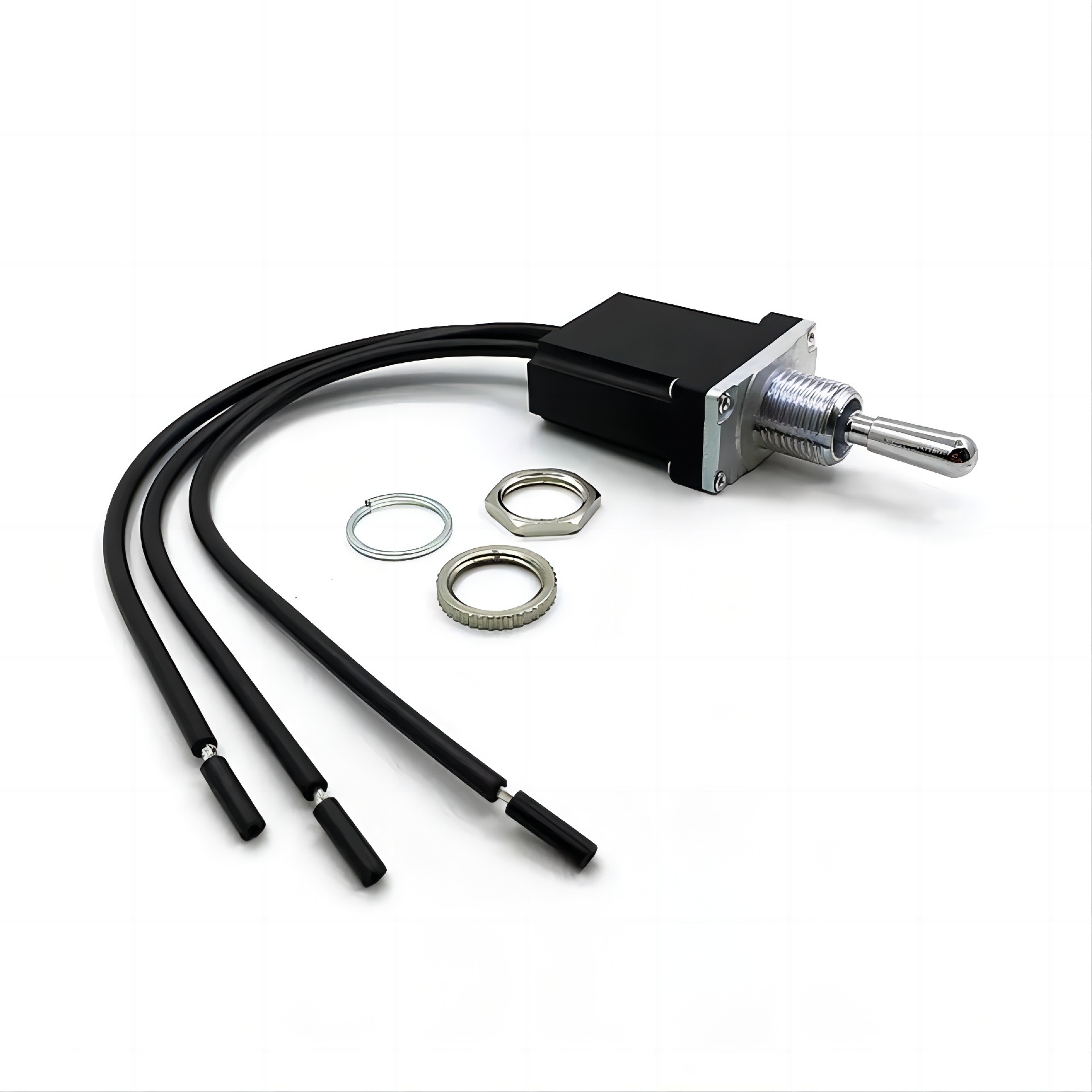 工业拨动钮子开关带15cm线材