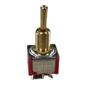 电著金色ON ON 两档纽子开关